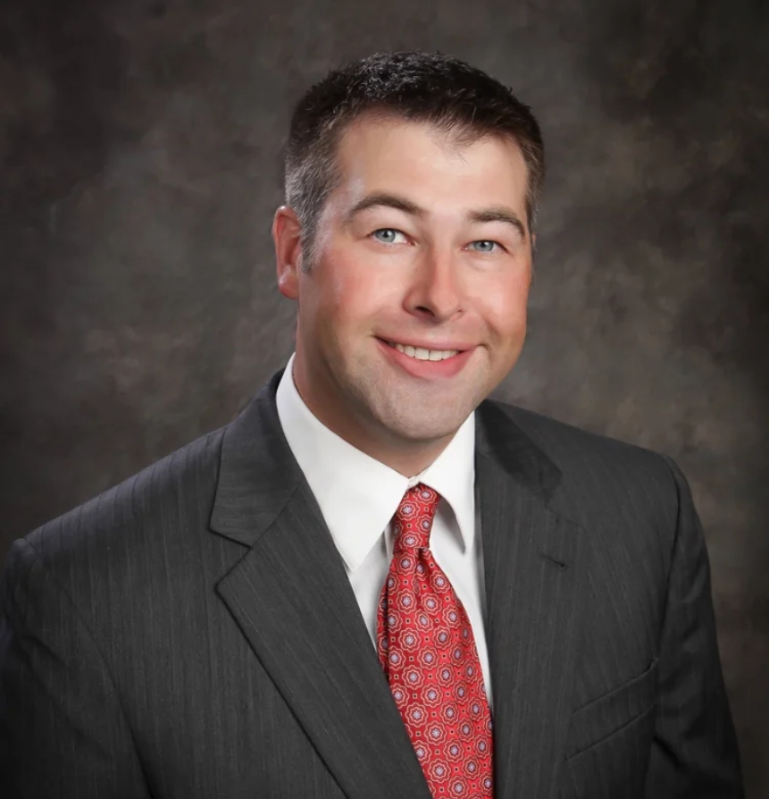 Portrait of Brandon Lichti, insurance agent